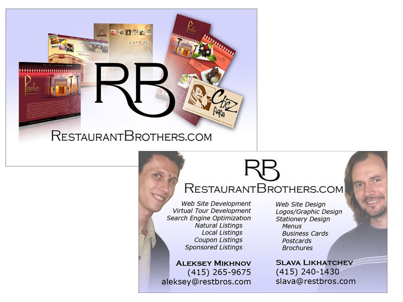 Restaurant Brothers - Restaurant Web Site Design and Virtual Tours in Santa Cruz